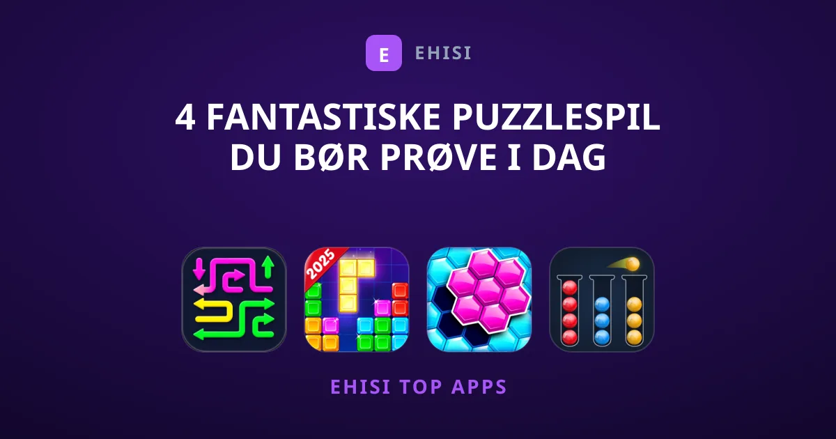4 Fantastiske Puzzlespil Du Bør Prøve i Dag